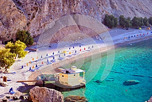 nudist beach in South Crete Greece