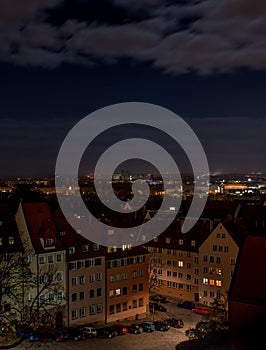 Nuernberg at night