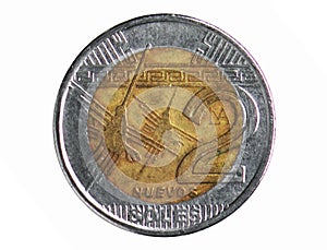 2 Nuevos Soles coin, Bank of Peru photo