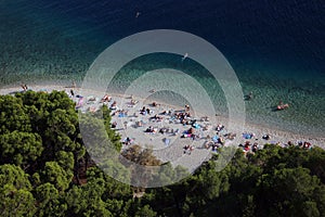 Nugal beach, Makarska riviera, Croatia