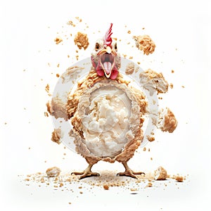 Nugget to Chicken: A triumphant celebration of crispy joy.