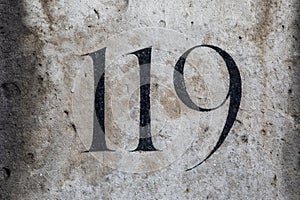 Number 119
