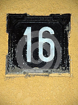 Number 16