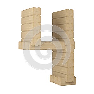 Number 4 from laminated veneer lumber