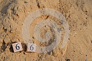 Number 66, number cube in natural concept2