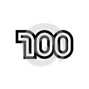 Number 700 vector icon design