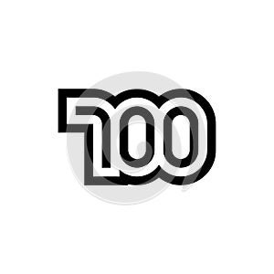 Number 700 vector icon design