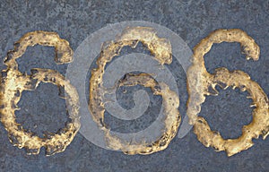 The number of the beast 666