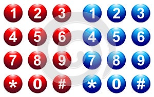 Number button