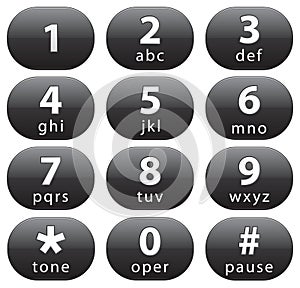 Number buttons