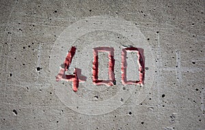 the number 400