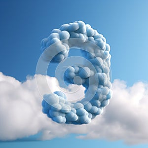 Hyperrealistic Cloud Composition: Number 3 In Maya