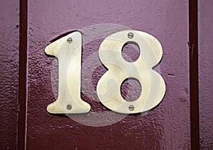 Number eighteen