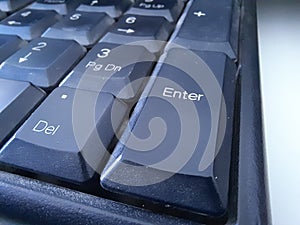 This is Number Enter Button of Keyboard.