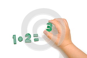 Number fridge magnets