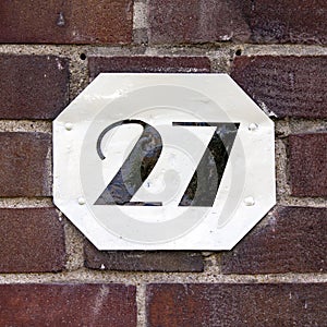 House number 27