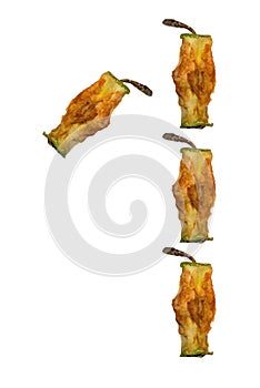 The number one of apple cores