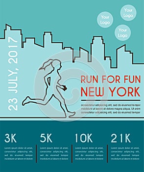 Number one winner at a finish line. poster design template