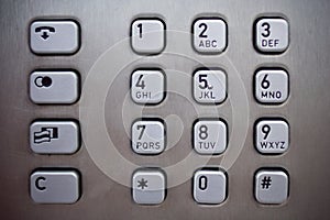 Number pad photo