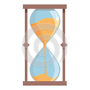 Number sand clock icon cartoon vector. Web clock