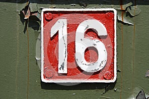 Number sixteen