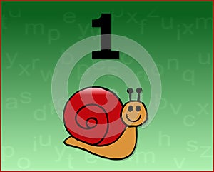 Number snail