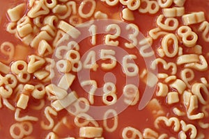 Number spaghetti