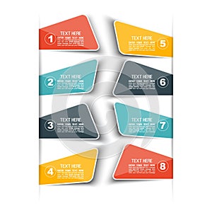 Number template option stikers