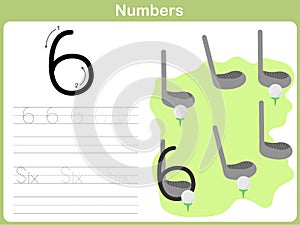 Number Tracing Worksheet: Writing 0-9