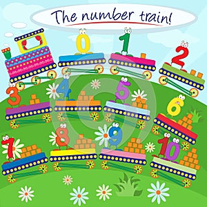 The number train photo