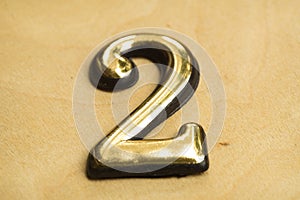 Number Two Lettering photo