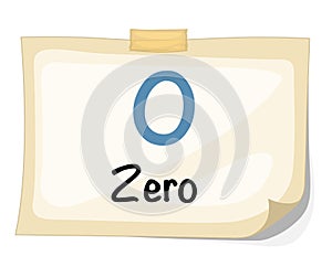 Number zero vector