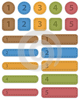 Numbered design templates