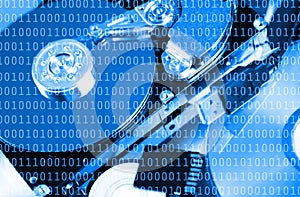 Numbers of binary code data