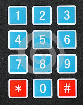 Numbers board for safe, clicker numbers