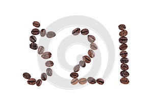 521 numbers of coffee beans