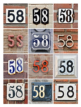 Numbers Fifty-eight