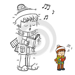 Numbers game, Boy singing a Christmas song