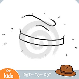 Numbers game, education dot to dot game, Trilby hat