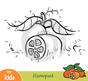 Numbers game, education game for children, Kumquat