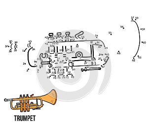 Numbers game: musical instruments (trumpet)