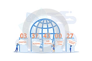 Numbers meaning explanation. Harmonized system classification, HTS code classification service,