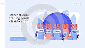 The harmonized system concept landing page