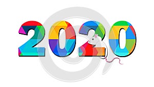 Numbers of new year 2020