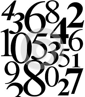 Numbers puzzle photo