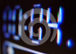 Numbers on the screen