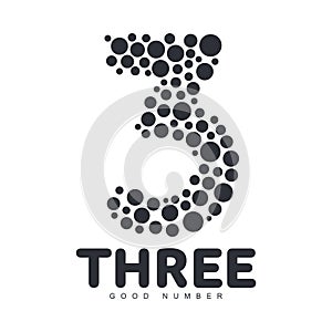 numeric logo three