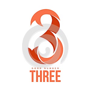 numeric logo three