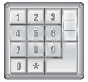 Numerical digital security lock