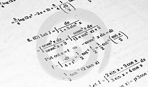 Numerical problems in Calculus